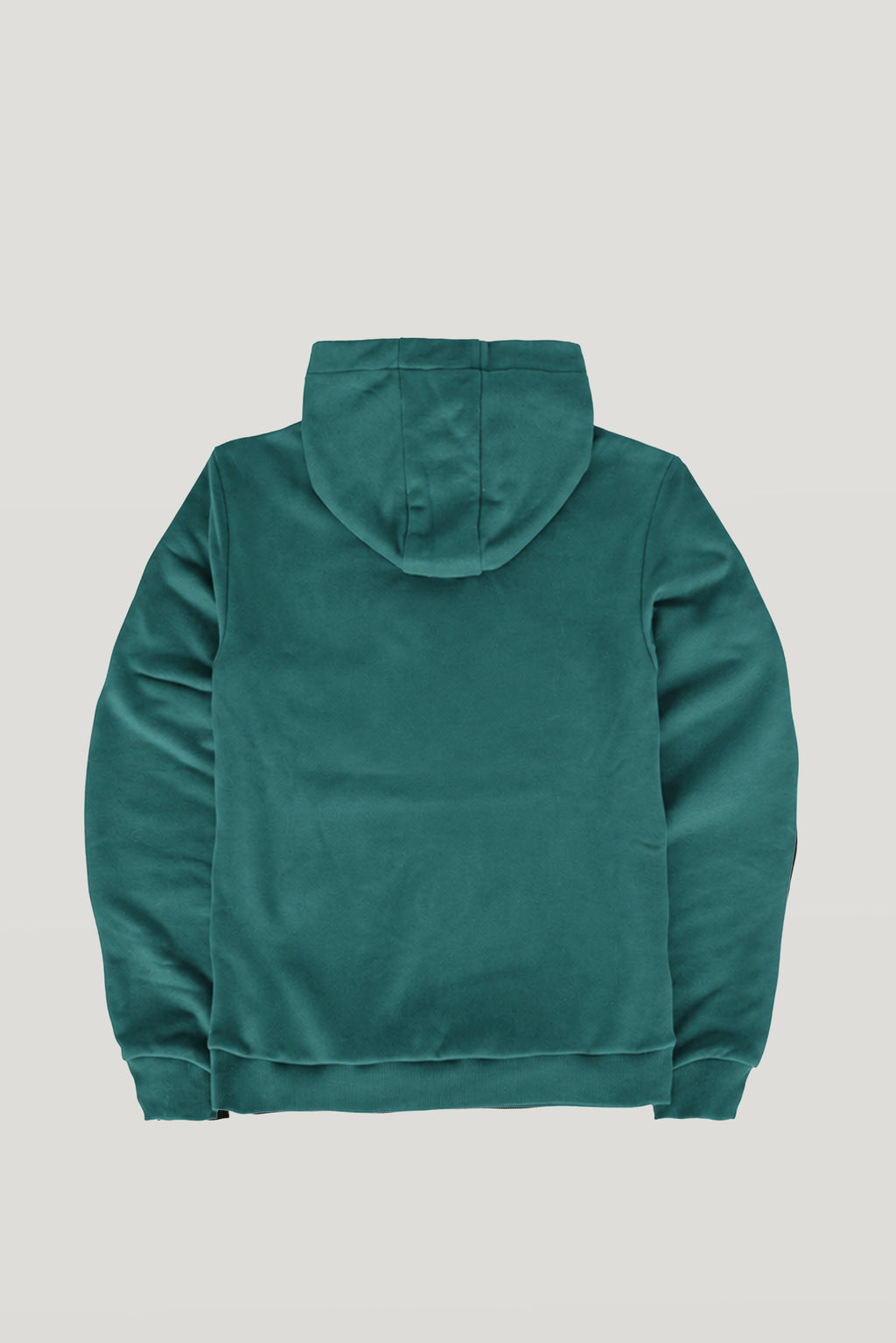 Green Le Butin8 Gratitude hoodie, back flat lay