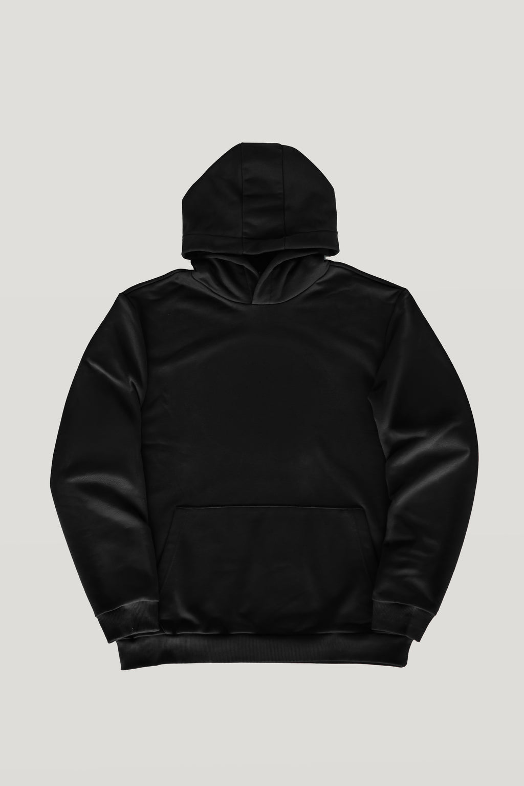 Black Le Butin8 Believe hoodie, front flat lay